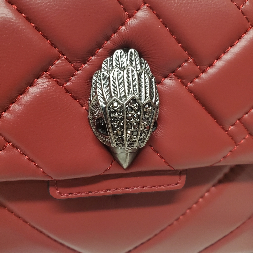 Kurt Geiger London Kensington Mini Leather Quilted Shoulder Crossbody Bag - Picture 2 of 9